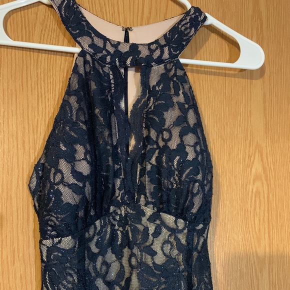 Navy blue Nightway evening gown - Picture 2 of 3